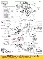 921540774, Kawasaki, perno, casquillo, 6x10 kawasaki klz versys a kx  f zx10r ninja vulcan special edition se en s ag bg b winter test krt replica abs zx1000 r vn 1000 kx250f kx250 kx450 kx450f zx 10r en650 klz1000 z900 non zx10rr z900rs zr900 cafe sl1 my18 2018my zx1002 ej800 w800 street kx250x kx, Nuevo