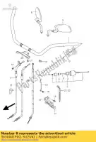 5650041F00, Suzuki, miroir assy, ??rea suzuki vl 800 2001 2002 2003 2004 2005, Nouveau