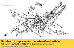 Qui puoi ordinare collare d, gancio motore da Honda , con numero parte 50358MEW920: