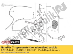 Aprilia AP8114245, Cavo frizione, OEM: Aprilia AP8114245