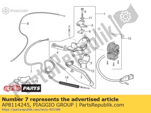 aprilia AP8114245 linka sprz?g?a - Dół