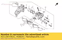 43113KV3831, Honda, shim a honda fes pantheon  fmx funmoto fmx650 fes125 125 650 , Nuovo