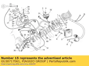 Piaggio Group GU30717061 spark plug ngk bpr6es - Bottom side