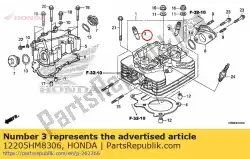gids, ex. Klep (os) van Honda, met onderdeel nummer 12205HM8306, bestel je hier online: