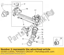 Here you can order the potentiometer from Piaggio Group, with part number GU05112830: