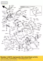 140731486, Kawasaki, conducto, lh kawasaki kle  a b kle500 500 , Nuevo