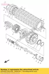 Here you can order the circrip (682) from Yamaha, with part number 9344057M0100: