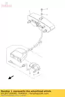 5SL847100000, Yamaha, conjunto de unidad de luz trasera yamaha yzf r 600 2003 2004 2005, Nuevo