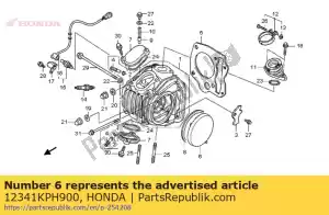 Honda 12341KPH900 cover,l cylinder - Bottom side