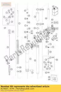 KTM R14007 guarnizione kit di riparazione 4860 mxma 03 - Il fondo