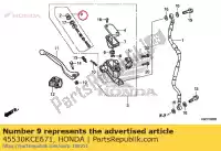 45530KCE671, Honda, juego de pistones, cilindro maestro honda  cr crf 80 85 125 150 250 450 500 1998 1999 2000 2001 2002 2003 2004 2005 2006 2007 2008 2009 2011 2012 2013 2014 2018 2019 2020, Nuevo