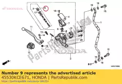 Tutaj możesz zamówić zestaw t? Oków, g?ówny cylinder od Honda , z numerem części 45530KCE671: