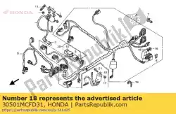 bobine van Honda, met onderdeel nummer 30501MCFD31, bestel je hier online:
