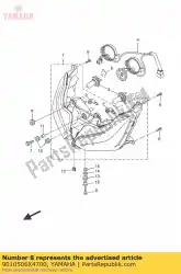 Qui puoi ordinare flangia a bullone da Yamaha , con numero parte 9010506X4700: