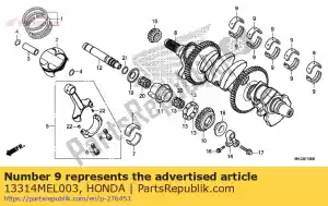 honda 13314MEL003 ?o?ysko b, wa? korbowy (br?zowy) - Dół