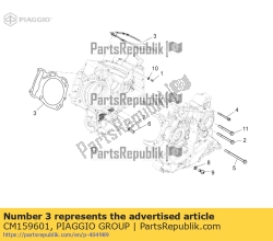 Aprilia CM159601, Joint d'embase de cylindre 0,4, OEM: Aprilia CM159601