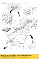 5YKF47960000, Yamaha, cover yamaha mt 660 2006 2007 2008 2009 2011 2012, New