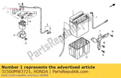 Ici, vous pouvez commander le batterie (yb14-a2 yasa) auprès de Honda , avec le numéro de pièce 31500MW3721: