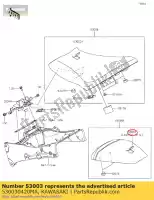 530030420MA, Kawasaki, pelle, seduta destra, nero kawasaki zx ninja r abs 1000 10, Nuovo