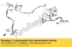 Ici, vous pouvez commander le aucune description disponible pour le moment auprès de Honda , avec le numéro de pièce 43312KRJ791: