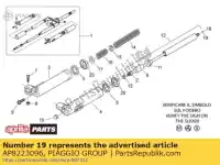 AP8223096, Piaggio Group, Onderlegring aprilia  scarabeo 50 100 2000 2001 2002 2003 2004 2005 2006 2007 2009 2010 2011 2014, Nieuw