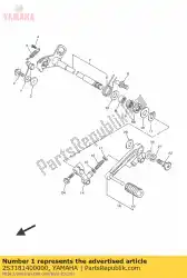 Aquí puede pedir conjunto de palanca de tope de Yamaha , con el número de pieza 2S3181400000: