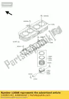 130081143, Kawasaki, ring-set-piston,std kawasaki zephyr 1100 , New