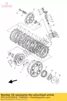 5PS163820000, Yamaha, O?, d?wignia pchana yamaha tdm 900 2002 2003 2004 2005 2006 2007 2008 2009 2010, Nowy