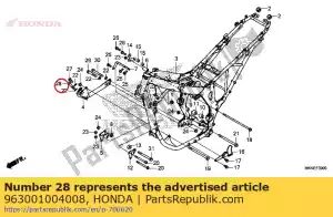 honda 963001004008 ?ruba, ko?nierz, 10x40 - Dół