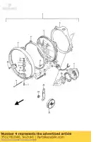 3512701D40, Suzuki, anel, ret.rh suzuki gsx  g gs e f gsxr w eu vx u gsf bandit v limited z vz gs500eu vx800u gsf400 gsx1100g 1100 500 800 400 , Novo