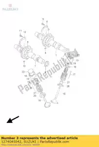 Suzuki 1274045042 sprocket,intake - Bottom side