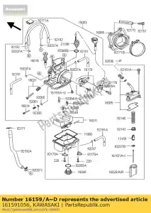 kawasaki 161591056 jet-power,#58 kx125-l1 - Bottom side