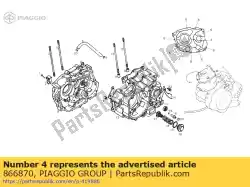 Ici, vous pouvez commander le tuyau auprès de Piaggio Group , avec le numéro de pièce 866870: