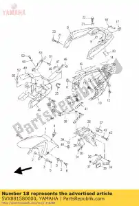 yamaha 5VX881580000 damper - Bottom side