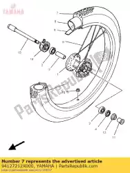 Ici, vous pouvez commander le pneu (bs-mcs2. 75-21 4pr tw27) auprès de Yamaha , avec le numéro de pièce 94127212X000: