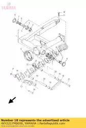 Aquí puede pedir brazo 1 de Yamaha , con el número de pieza 4XY2217M0000: