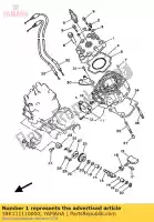 1RK111110000, Yamaha, cilinderkop 1 yamaha tz tzs 250, Nieuw