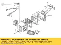 GU14114460, Piaggio Group, Brida del carburador moto-guzzi california ii california iii carburatori california iii carburatori carenato gt s sp ii sp iii strada t5 850 1000 1985 1987 1988 1989 1993 1994 1995, Nuevo