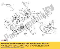 Tutaj możesz zamówić tuleja deski rozdzielczej od Piaggio Group , z numerem części AP8220185: