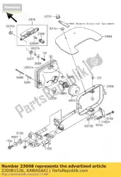 Aquí puede pedir zócalo, posición zx900-b1 de Kawasaki , con el número de pieza 230081526: