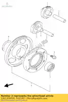 1261209F00, Suzuki, engrenagem, identificação de partida suzuki lt a 500 2000 2001 2002 2003 2004 2005 2006 2007, Novo