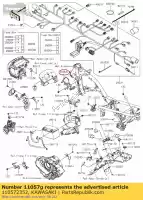 110572352, Kawasaki, 01 wspornik, uprz?? fr kawasaki  230 2020 2021, Nowy