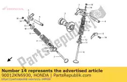 Qui puoi ordinare vite, regolazione della punteria da Honda , con numero parte 90012KN6930: