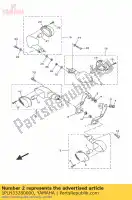 1PLH33280000, Yamaha, resta, lampeggiante 2 yamaha ns 50 2013 2014 2016, Nuovo