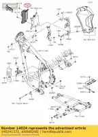 140241372, Kawasaki, tapa, depósito delantero kawasaki klr  c a kl650 klr500 klr650 tengai klr650c 650 500 , Nuevo