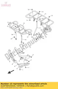 yamaha 2UDF48420000 portador, trasero - Lado inferior