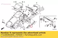 77228GBG850, Honda, caoutchouc, serrure de siège honda anf innova  clr cityfly cbf clr125 cbf250 anf125 cb125e 125 250 , Nouveau