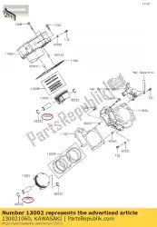 Ici, vous pouvez commander le à piston auprès de Kawasaki , avec le numéro de pièce 130021060: