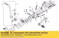 46500KJ1740, Honda, conjunto de pedal., freno honda mtx  rw mtx200rw 200 , Nuevo