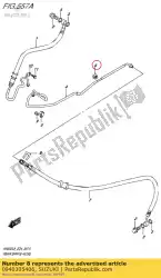 Here you can order the clamp,seat lock from Suzuki, with part number 0940305406: